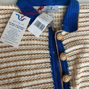 Sabrina Open Knit Cropped Sweater